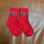 Kids Socks - 23 Basketball Crew Socks - Korea - Image 3