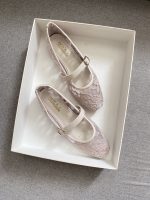 The Shoe Studios - CHARLOTTE - Rounded Mesh-Toe Flats - LT19L - Image 4