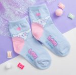 Kids Socks - Sanrio Colored Heel Crew Socks - Korea - Image 2