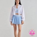 AYURA SPORTSWEAR: SEONI Ruffle Sports Skirt - DQ52028 - Image 3