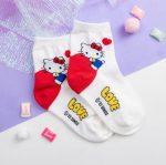 Kids Socks - Sanrio Colored Heel Crew Socks - Korea - Image 3