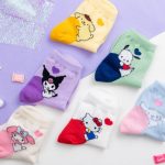 Kids Socks - Sanrio Colored Heel Crew Socks - Korea - Image 5