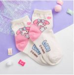 Kids Socks - Sanrio Colored Heel Crew Socks - Korea - Image 9