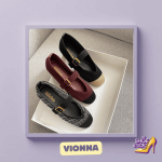 The Shoe Studios - VIONNA - Mary Jane Flats - VIVA